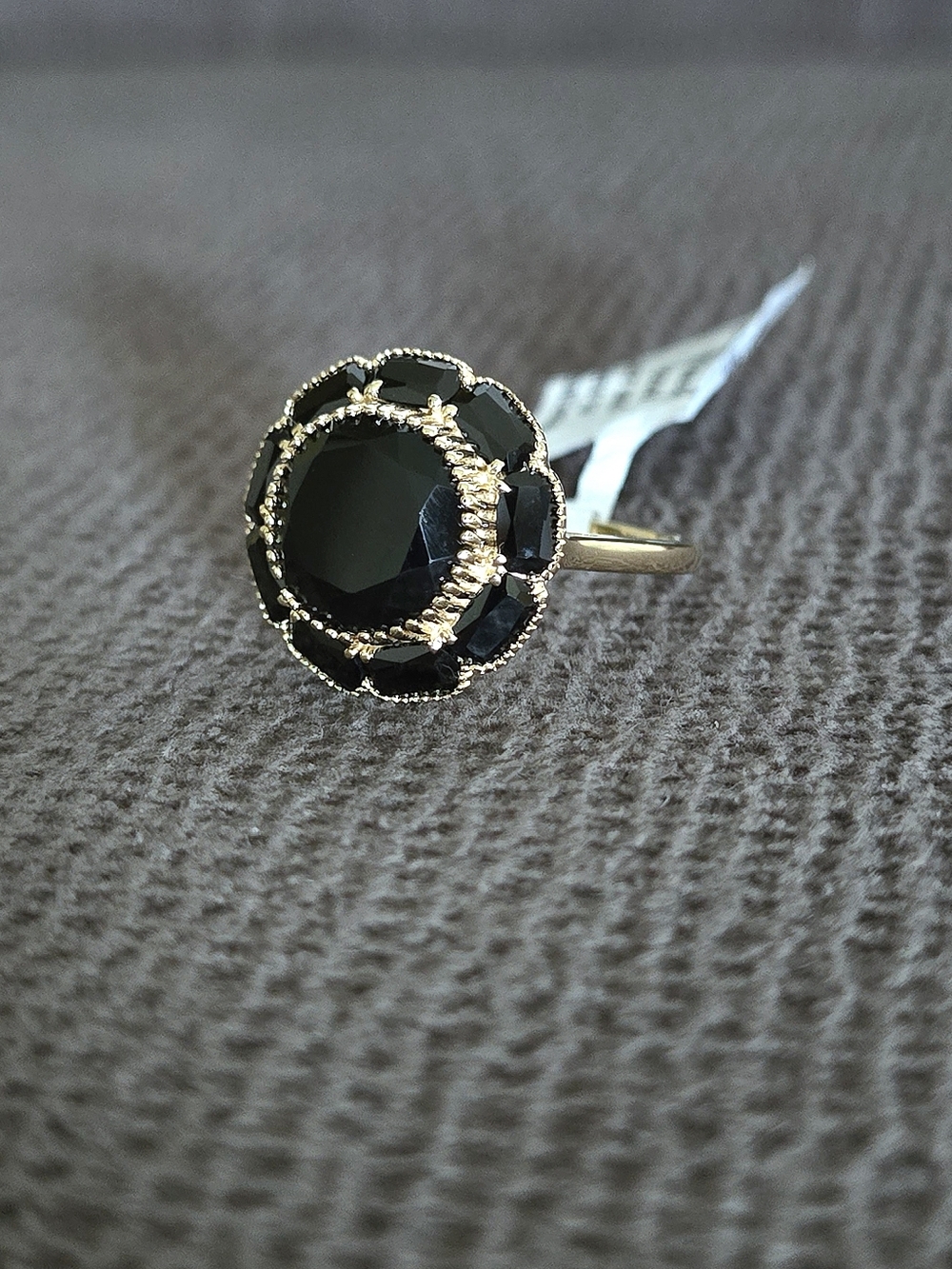 Shivam Black🖤 Onyx Flower🏵 Ring💍 - Picture 6 of 16